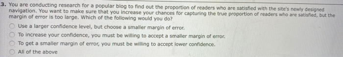 Solved 3. You are conducting research for a popular blog to | Chegg.com