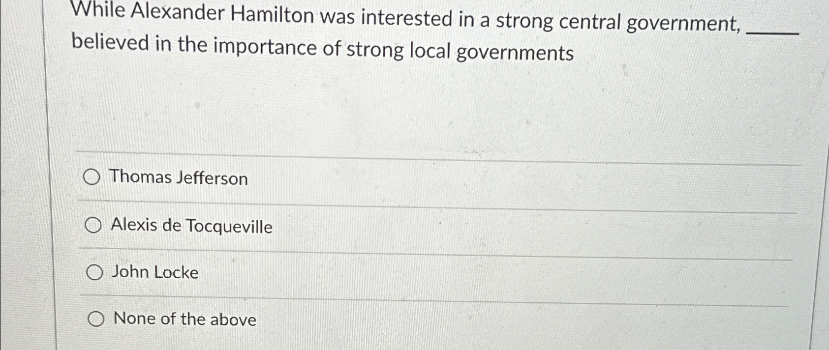 Alexander hamilton 2024 strong central government