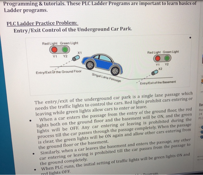 Programming & tutorials. These PLC Ladder Programs