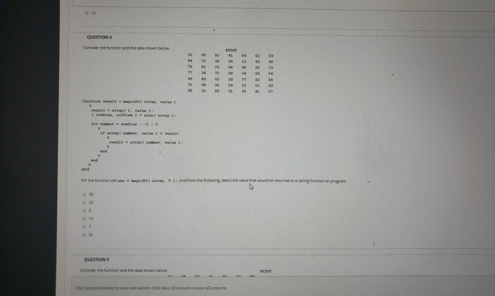 Solved QUESTION 4 4 points Save Answer Consider the function | Chegg.com