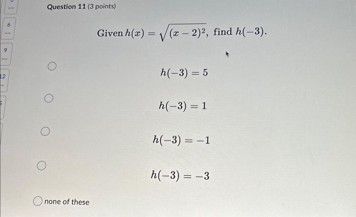 h x )= 5x 3 6x 2 2x 1