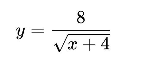 Solved Y 8 √x 4