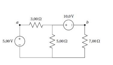 Solved Determine the value of V_ab for the following circuit | Chegg.com