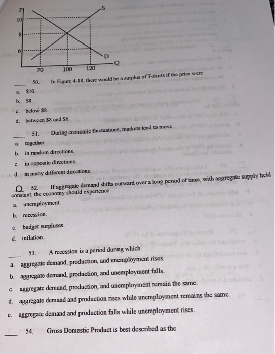Solved 70 100 120 50. In Figure 4-18, there would be a | Chegg.com