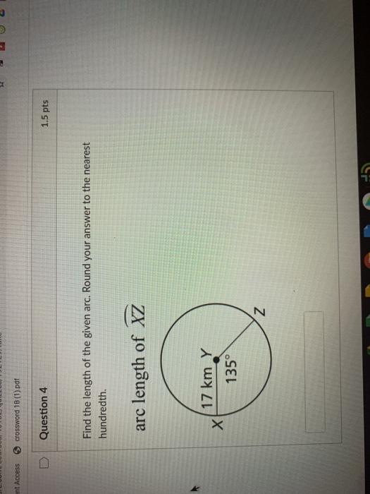 Solved 1 Nt Access Crossword 1b 1 Pdf Question 4 1 5 Pts Chegg Com