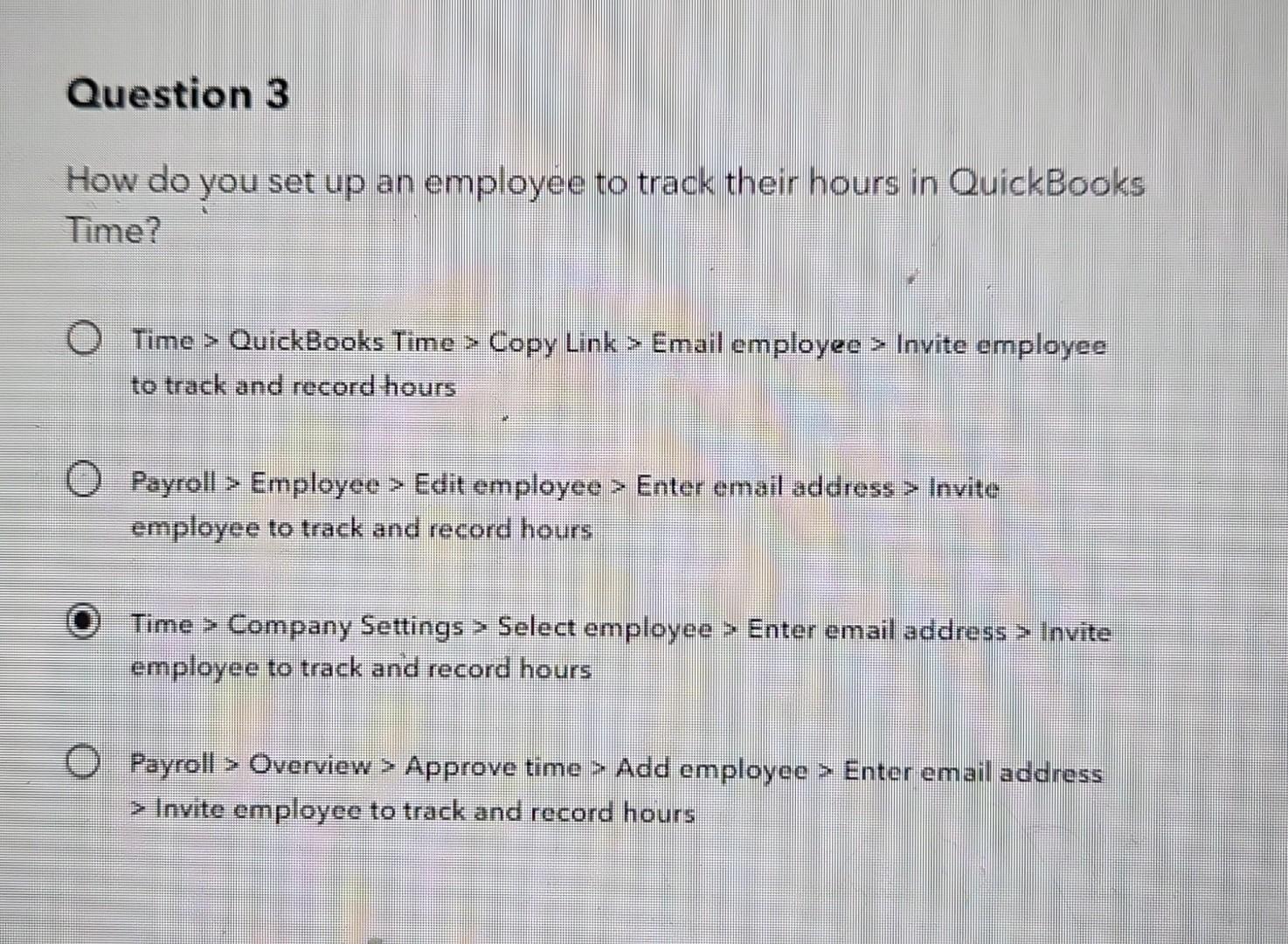 Solved How do you set up an employee to track their hours in