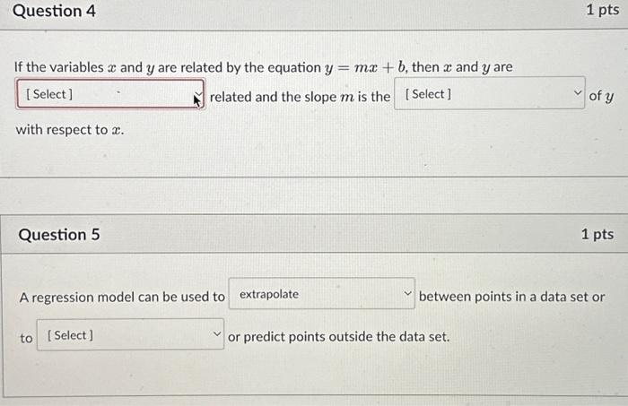Solved If the variables x and y are related by the equation | Chegg.com