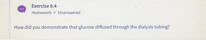 Solved EXERCISE B: LAB REPORT Diffusion and Osmosis Name: | Chegg.com