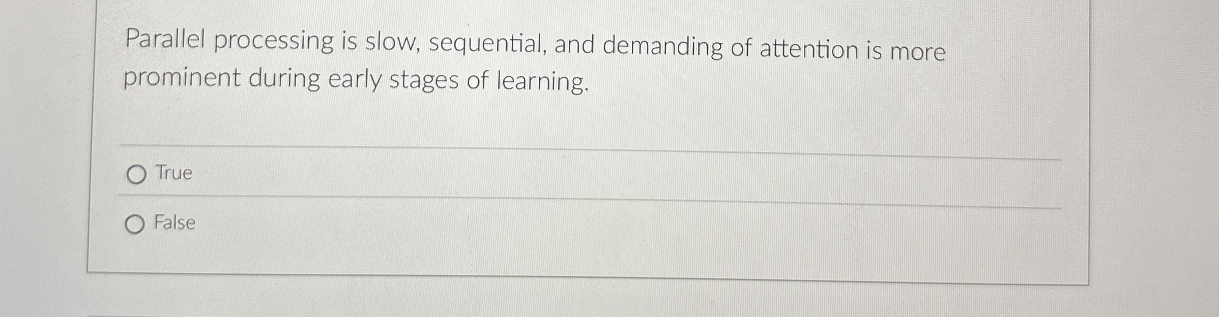 Solved Parallel processing is slow, sequential, and | Chegg.com