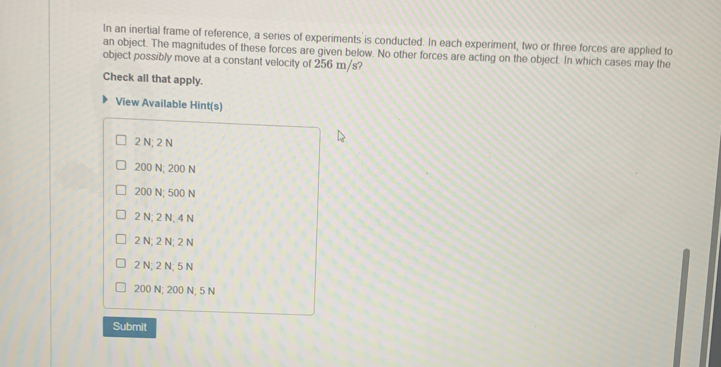 Solved In an inertial frame of reference, a series of | Chegg.com