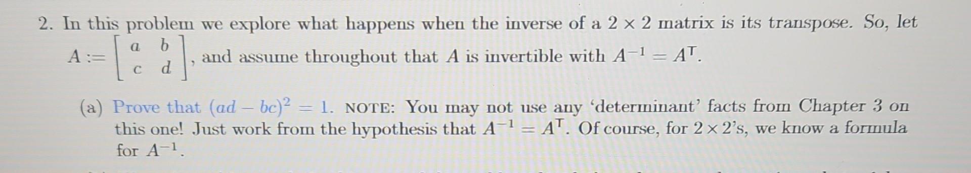 Solved In this problem we explore what happens when the | Chegg.com