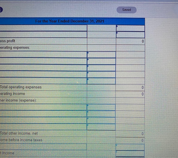 Solved The following incorrect income statement was prepared | Chegg.com
