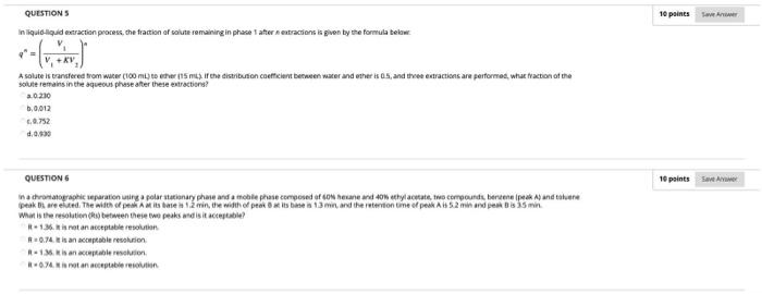 Solved In a GC-MS experiment, for the two analytes analytes | Chegg.com