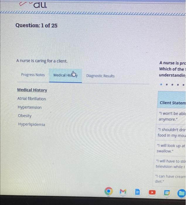 Solved A murse as caring for a cllent. A nurse is providing | Chegg.com