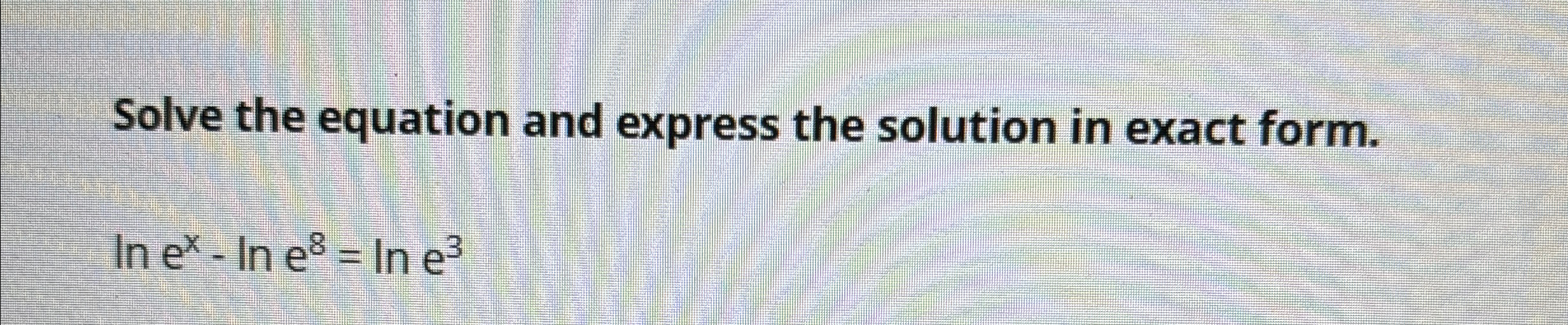 Solved Solve the equation and express the solution in exact | Chegg.com