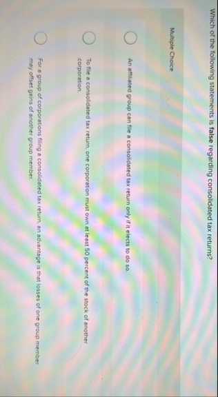 Solved Which of the following statements is false regarding | Chegg.com