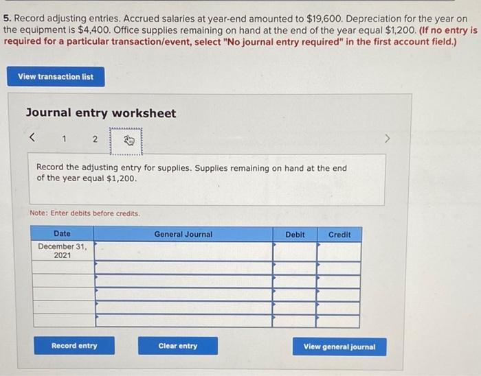 Solved Required Information The General Ledger Of Red Storm | Chegg.com