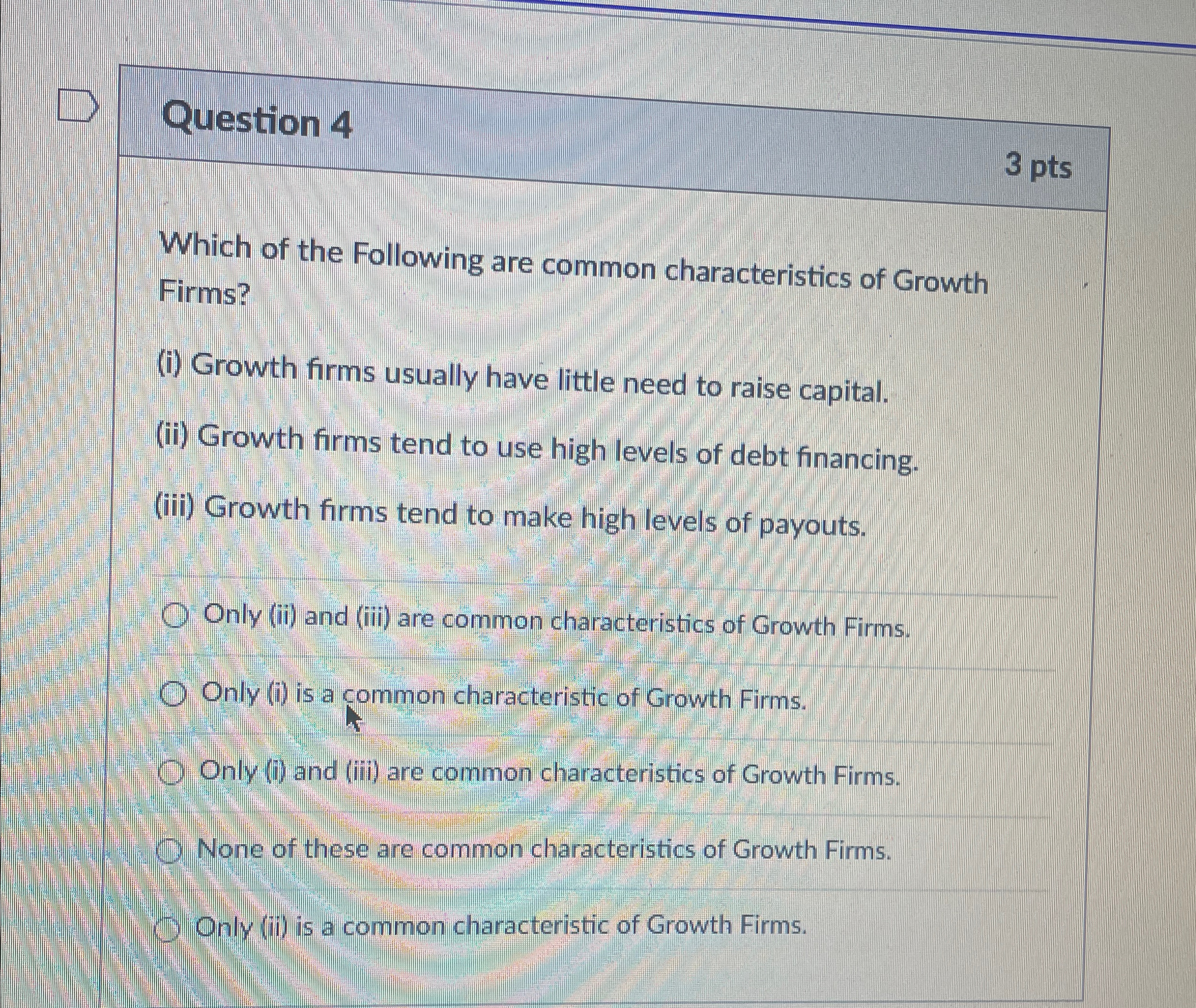 Solved Question 43 ﻿ptsWhich of the Following are common | Chegg.com