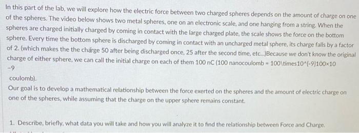 Solved In this part of the lab, we will explore how the | Chegg.com