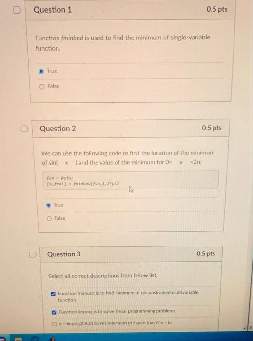 Solved Function fminbrid is used to find the minimum of | Chegg.com