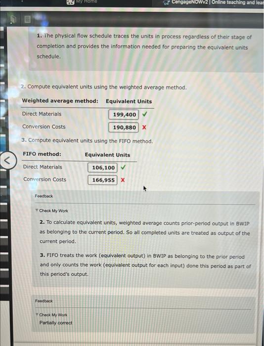 Solved Weighted Average Method, FIFO Method, Physical Flow, | Chegg.com