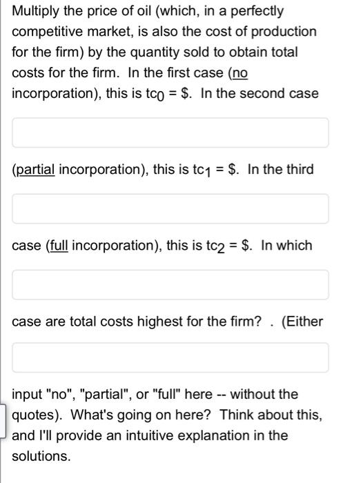 Solved Let's consider a supply-and-demand model of an oil | Chegg.com