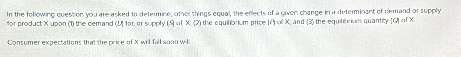 Solved In the following question you are asked to determine, | Chegg.com