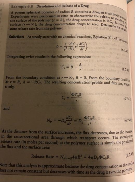 Solved Consider a polymer sphere of radius R whose inside is | Chegg.com