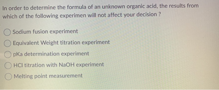 Solved A student performs an experiment to determine the | Chegg.com