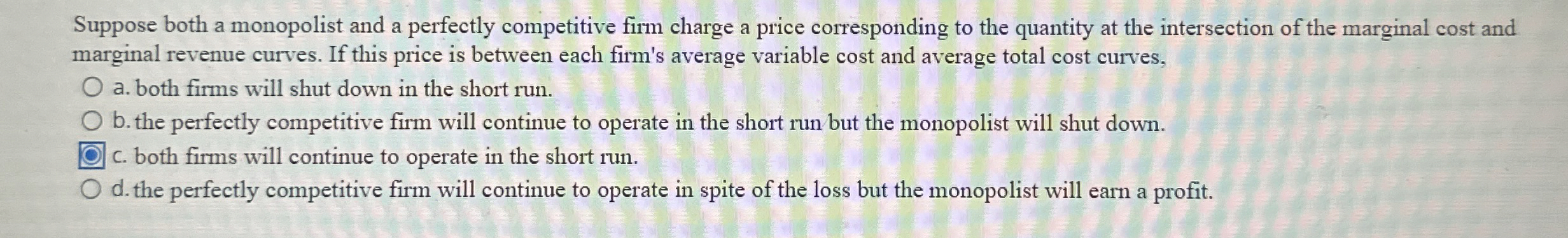 Solved Suppose both a monopolist and a perfectly competitive | Chegg.com