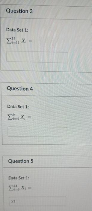 Solved Use the Following Data for Problems 1 to 14 Note: If | Chegg.com