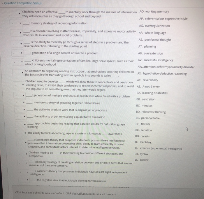 Solved Question Completion Status: Match the following | Chegg.com