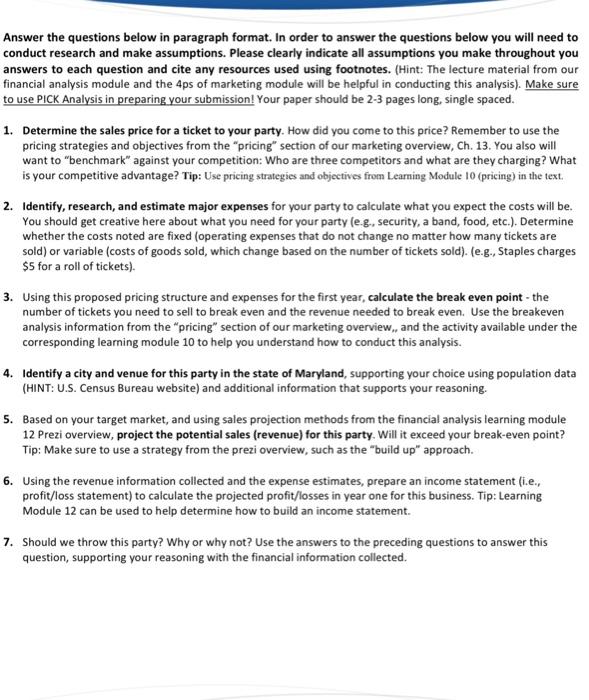 Answer the questions below in paragraph format. In | Chegg.com