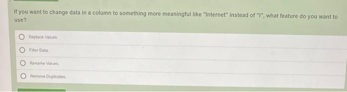 Solved Upon Import You Notice The Column Headings Are Chegg
