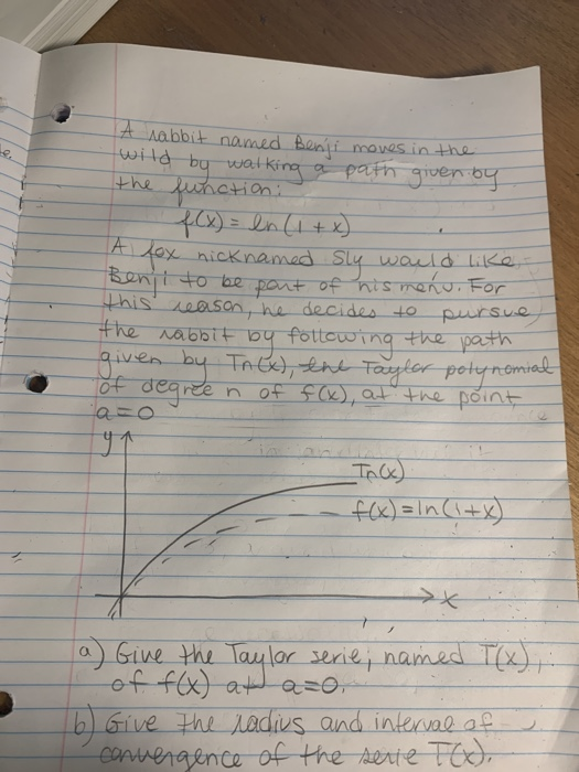 Solved A Rabbit Named Benji I Moves In The Wild By Walkin Chegg Com