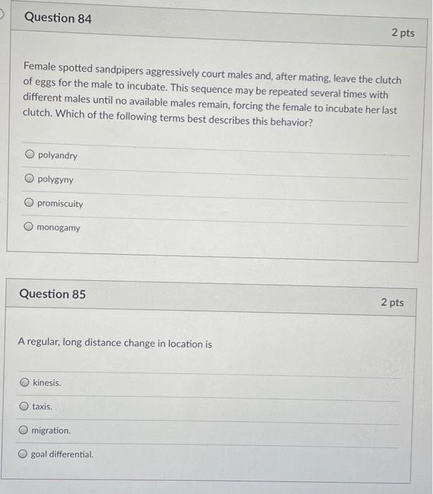 Solved Question 86 2 pts According to Hamilton's rule, | Chegg.com