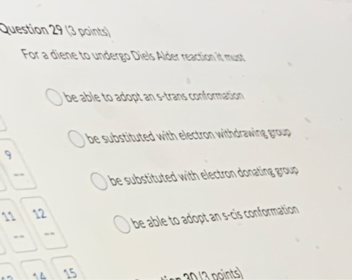 Solved question 27 13 points The nucleophile in the blowing Chegg com