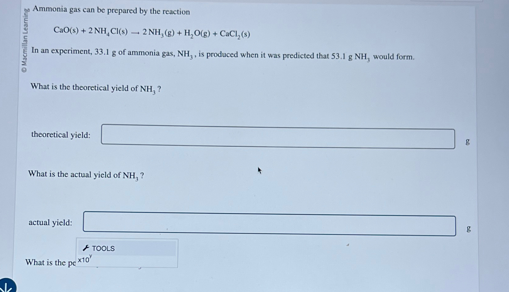 Solved Ammonia gas can be prepared by the | Chegg.com