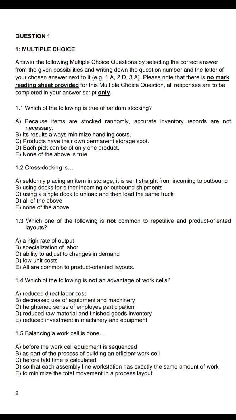 Solved Question 1 1 Multiple Choice Answer The Following Chegg Solved Question 1 1 Multiple Choice Answer The Following Chegg