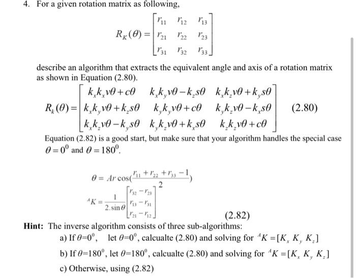 Solved describe an algorithm that extracts the equivalent | Chegg.com