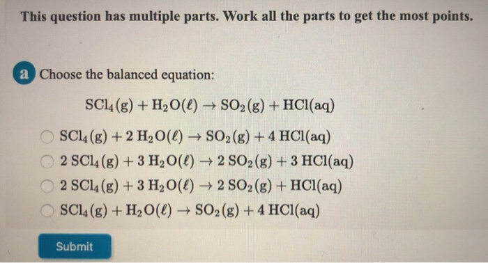 Solved Write balanced equation for the reaction of carbon | Chegg.com