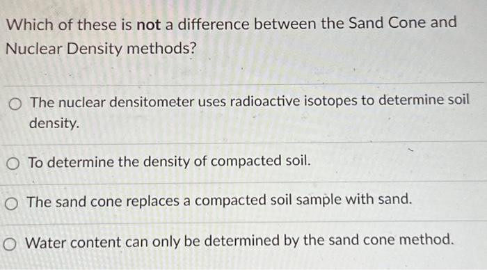 Solved Which of these is not a difference between the Sand | Chegg.com