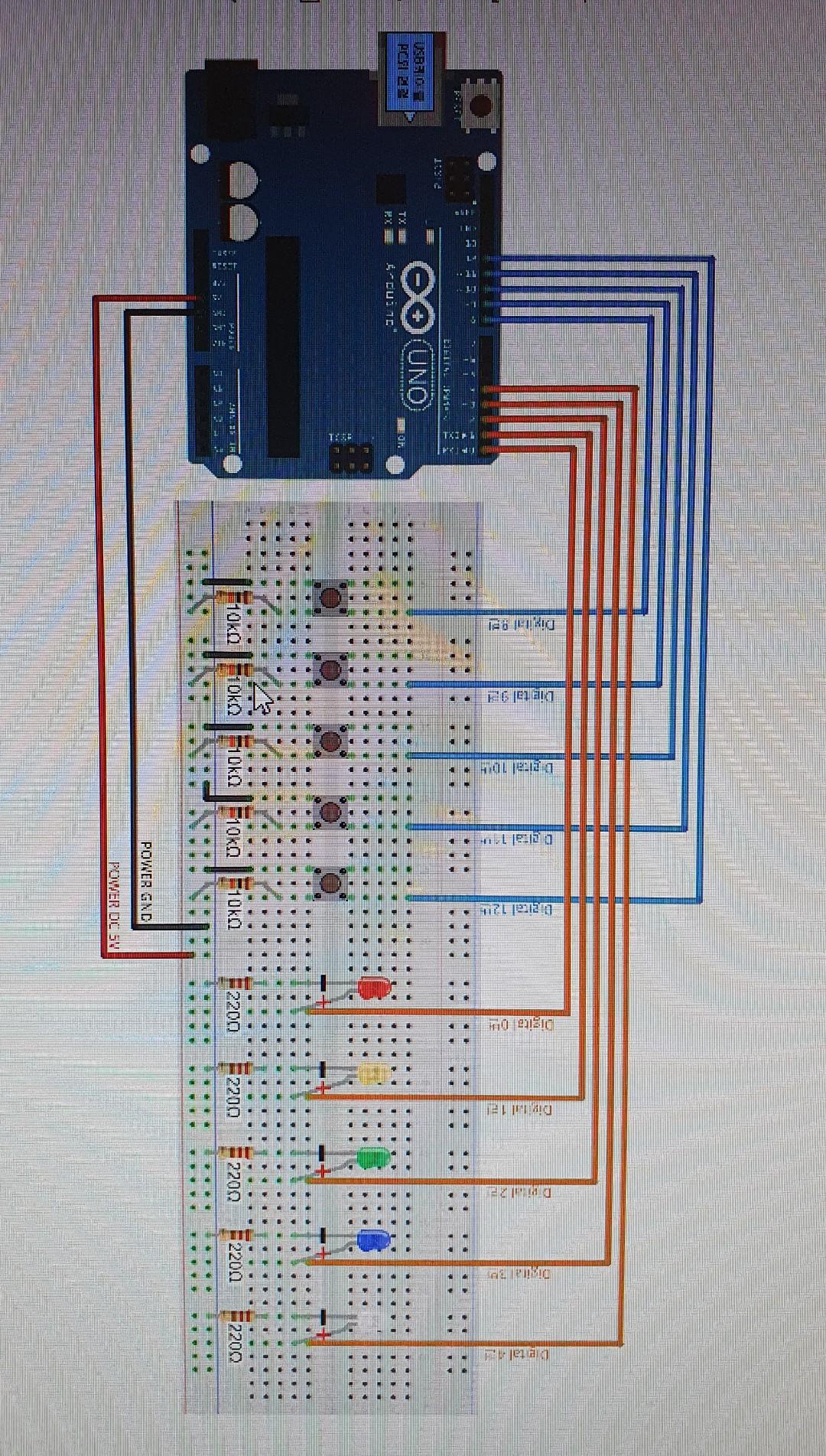 Solved code int ledo Pin OF // 1H LED int ledi pin = 1; // | Chegg.com