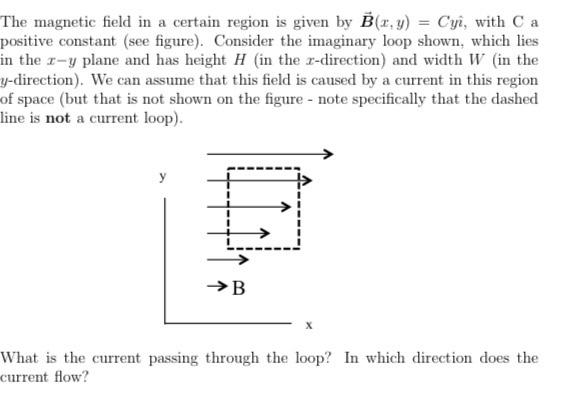 Solved The magnetic field in a certain region is given by | Chegg.com
