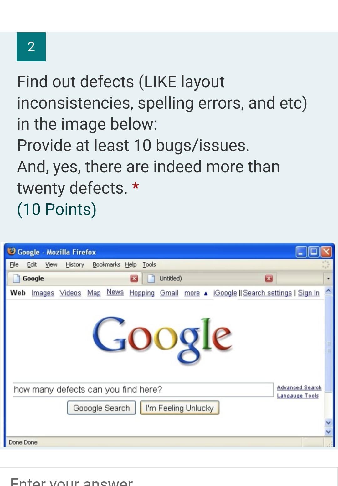 Solved 2 Find out defects (LIKE layout inconsistencies, | Chegg.com