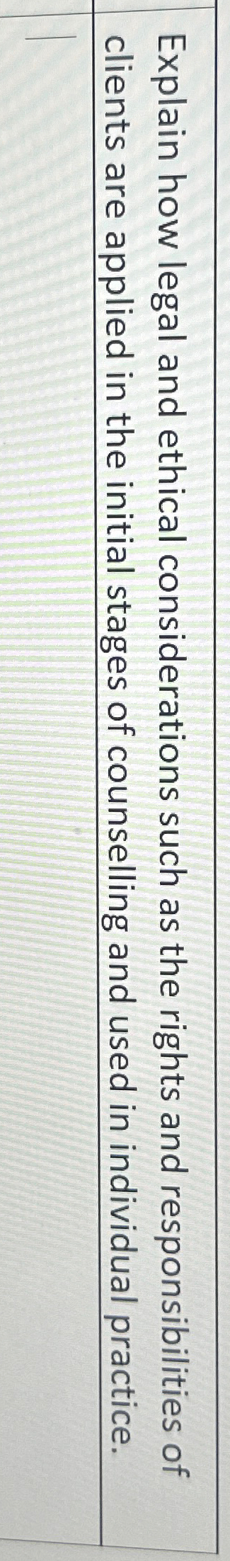 Solved Explain how legal and ethical considerations such as | Chegg.com