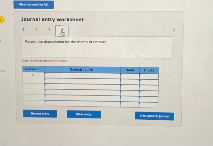Solved Journal entry worksheet Note: Enter debits before | Chegg.com