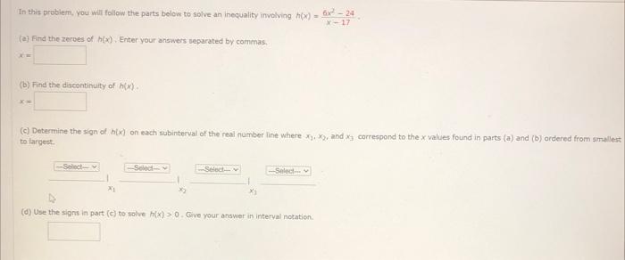 Solved In This Problem, You Will Follow The Parts Below To | Cheggcom