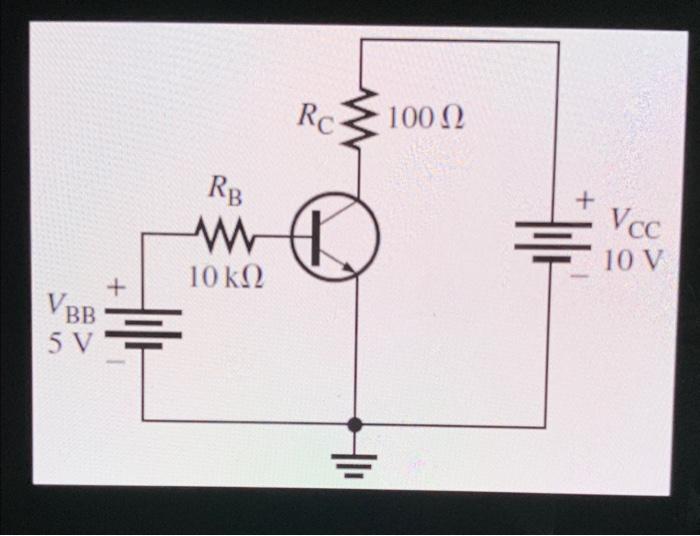 Solved Determine Ib Ic Ie Vbe Vce And Vcb In The Circuit 1133