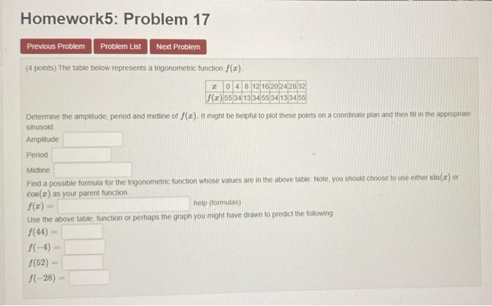 Solved Homework5: Problem 17 Previous Problem Problem List | Chegg.com